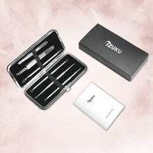 Mitesserentferner Set Edelstahl 6 Stk. Bonus Pinzette