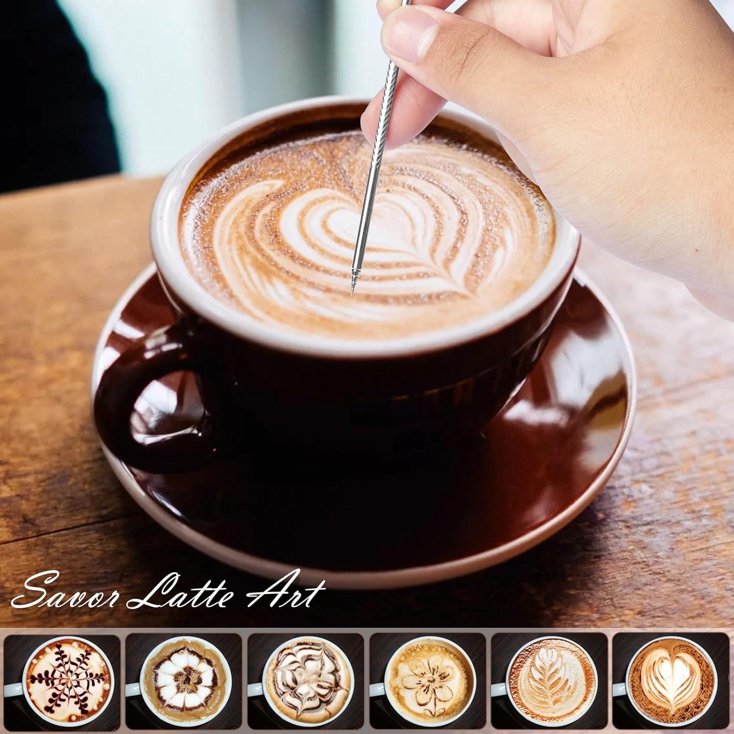 Milchkännchen Edelstahl 350ml Aufschäumen Cappuccino Latté Silber