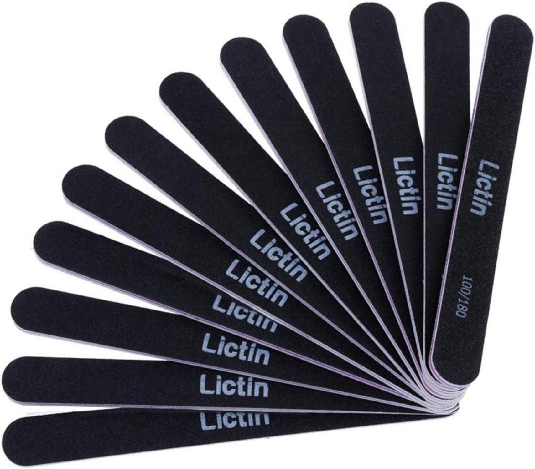 16er Set Professionelle Doppelseitige Einweg Nagelfeilen 100/180 Grit