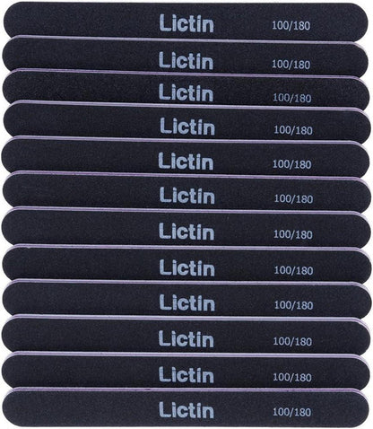 16 Stück professionelle Nagelfeilen 100/180