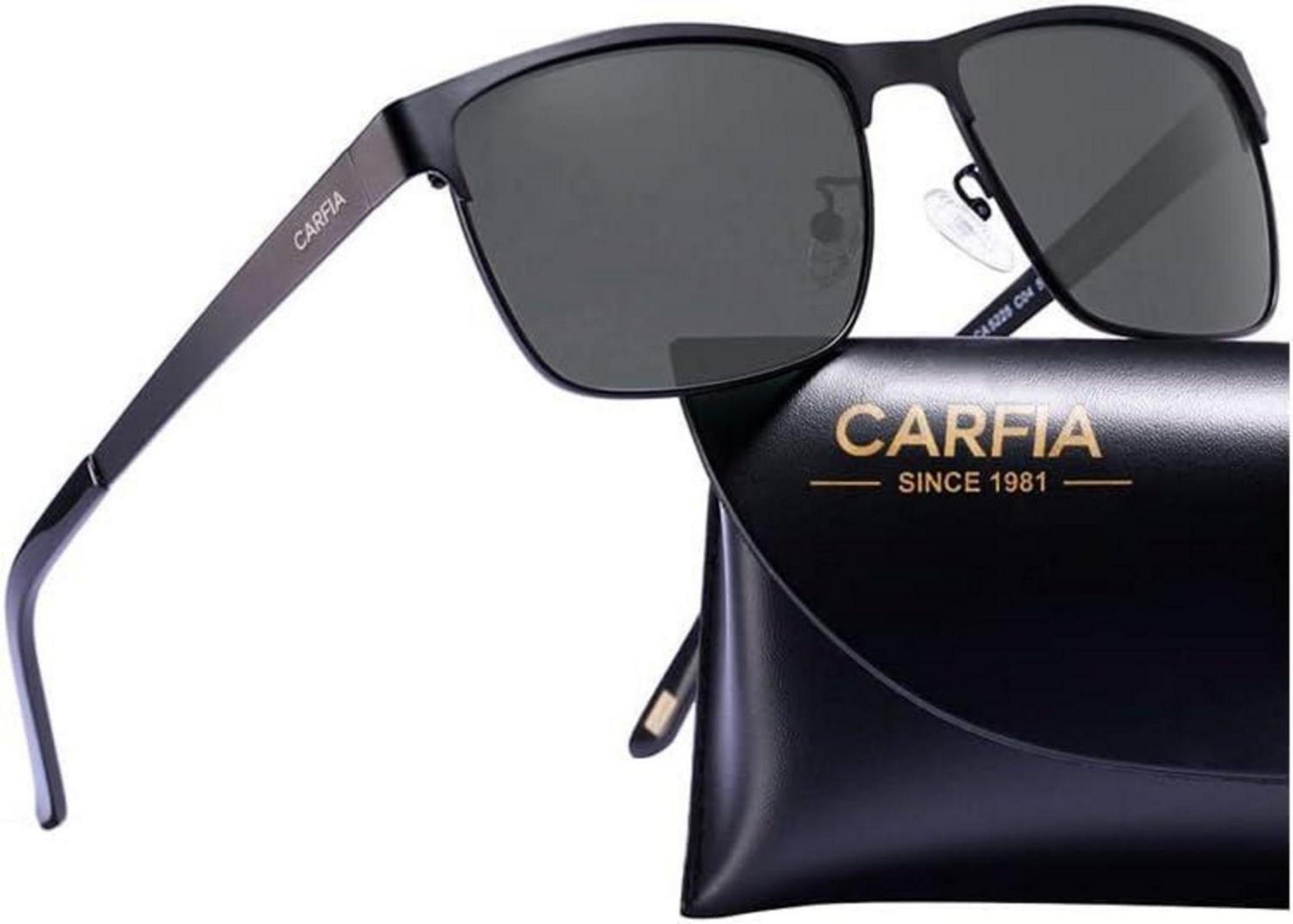 Polarisierte Sport-Sonnenbrille UV400 Metallrahmen Herren Eyewear
