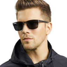 Polarisierte Herren Sonnenbrille Metallrahmen UV 400
