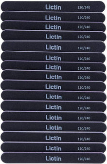 16er Pack Profi Doppelseitige Einweg Nagelfeilen (120/240
