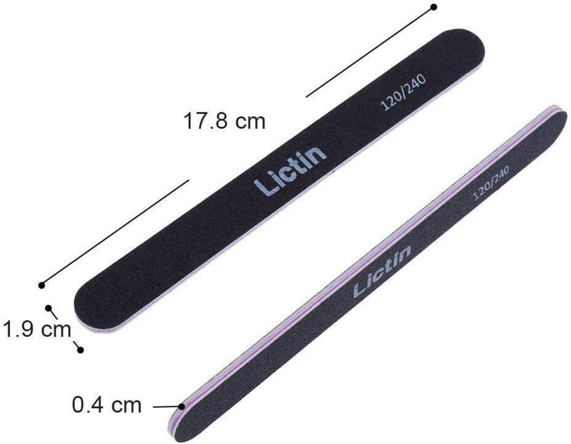 16er Set Professionelle Doppelseitige Nagelfeilen Einweg (120/240