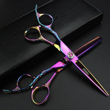 Linkshänder Friseurschere Set 6 Zoll – Professionelle Haarschneidescheren