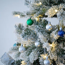 49x Weihnachtskugeln 3cm Blau Grün Silber Glänzend Matt Bruchfest