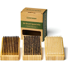 Skibürsten 3er Set für Ski und Snowboard Alpin Nordic-Ski