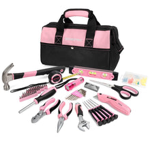 WORKPRO 106-teiliges Pink Werkzeug Set in Rosa Nylontasche