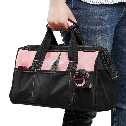 WORKPRO 106-teiliges Pink Werkzeug Set in Rosa Nylontasche