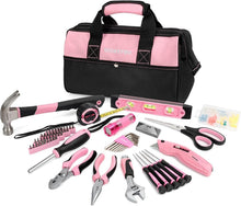 106-teiliges Rosa Werkzeugset mit Tasche - Hochwertiger