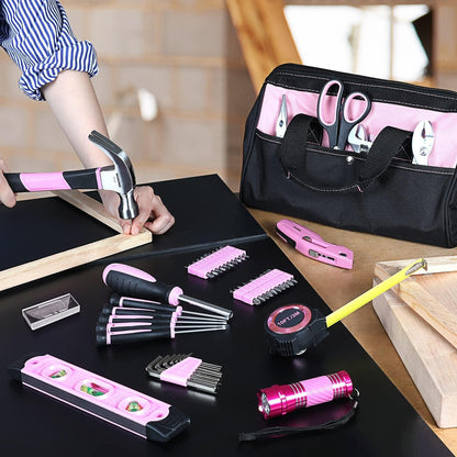 WORKPRO Rosa Werkzeugset 106-teilig - Ideal für Heimwerker & DIY-Projekte