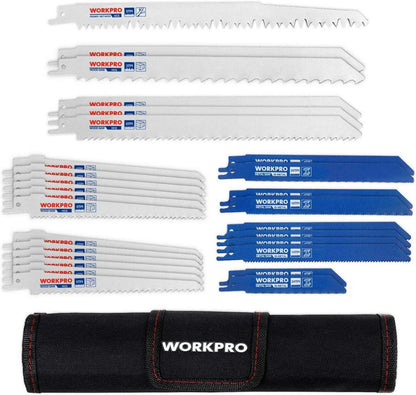 32-teiliges WORKPRO Säbelsägeblatt Set für Holz Metall Kunststoff