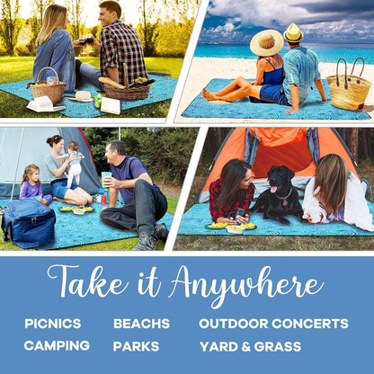 Picknickdecke 200x200 Wasserdicht