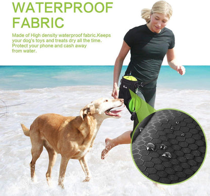 Futterbeutel Hund 4 in 1 Wasserdicht mit Poop Tasche und Clicker
