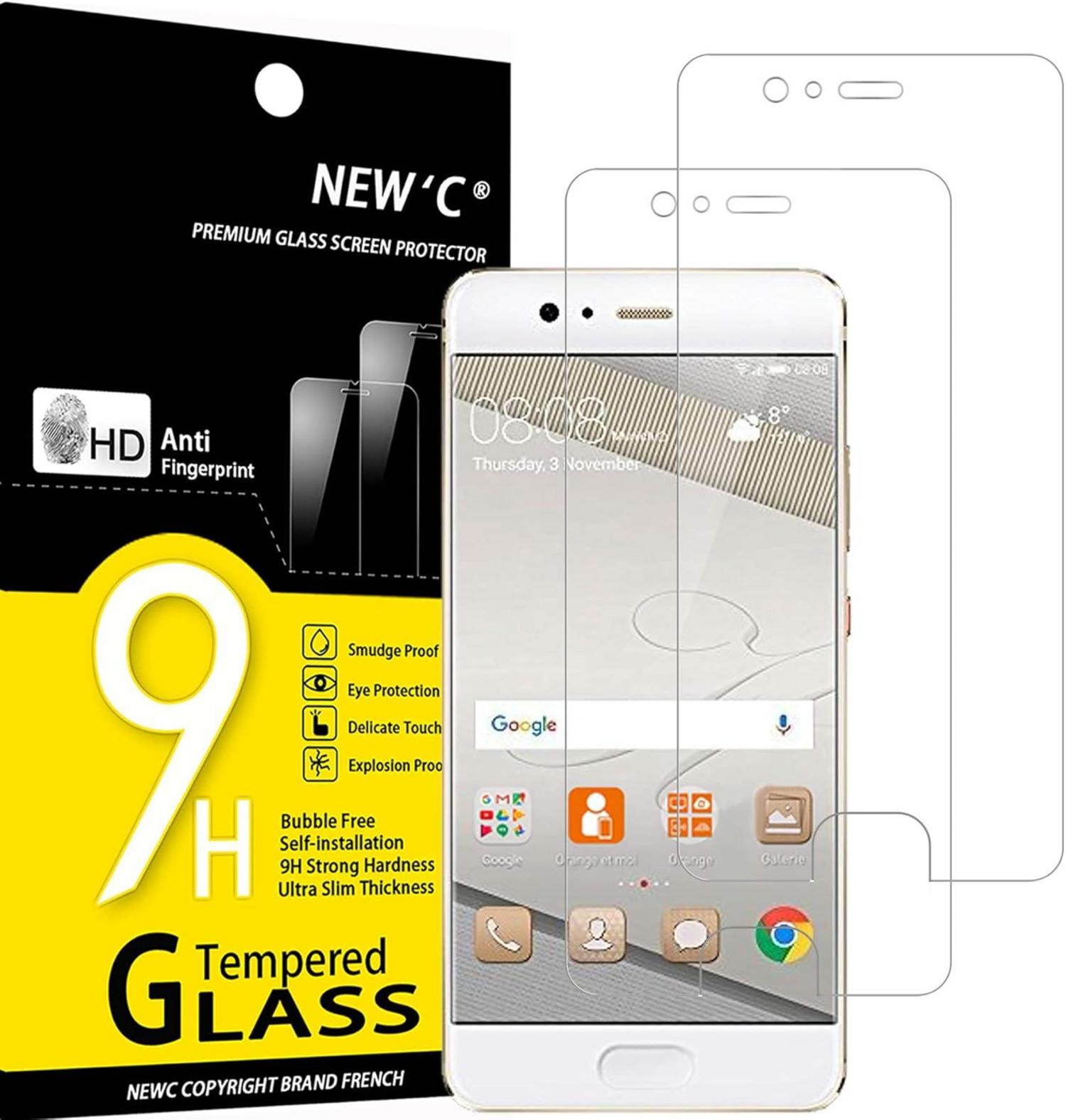 Panzer Schutzglas Huawei P10 2er Pack 9H Härte 0.33mm Ultra-klar