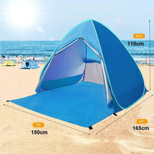 Portable Pop Up Beach Zelt Anti-UV Strand Shelter für