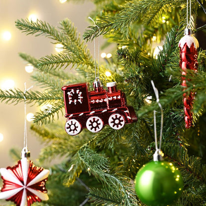 Valery Madelyn Weihnachtskugeln 100 TLG Kunststoff Christbaumkugeln Weihnachtsdekoration Klassische Serie Rot Grün