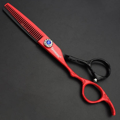 Linkshänder Friseurschere Set 6 Zoll | Edelstahl Profi Schere