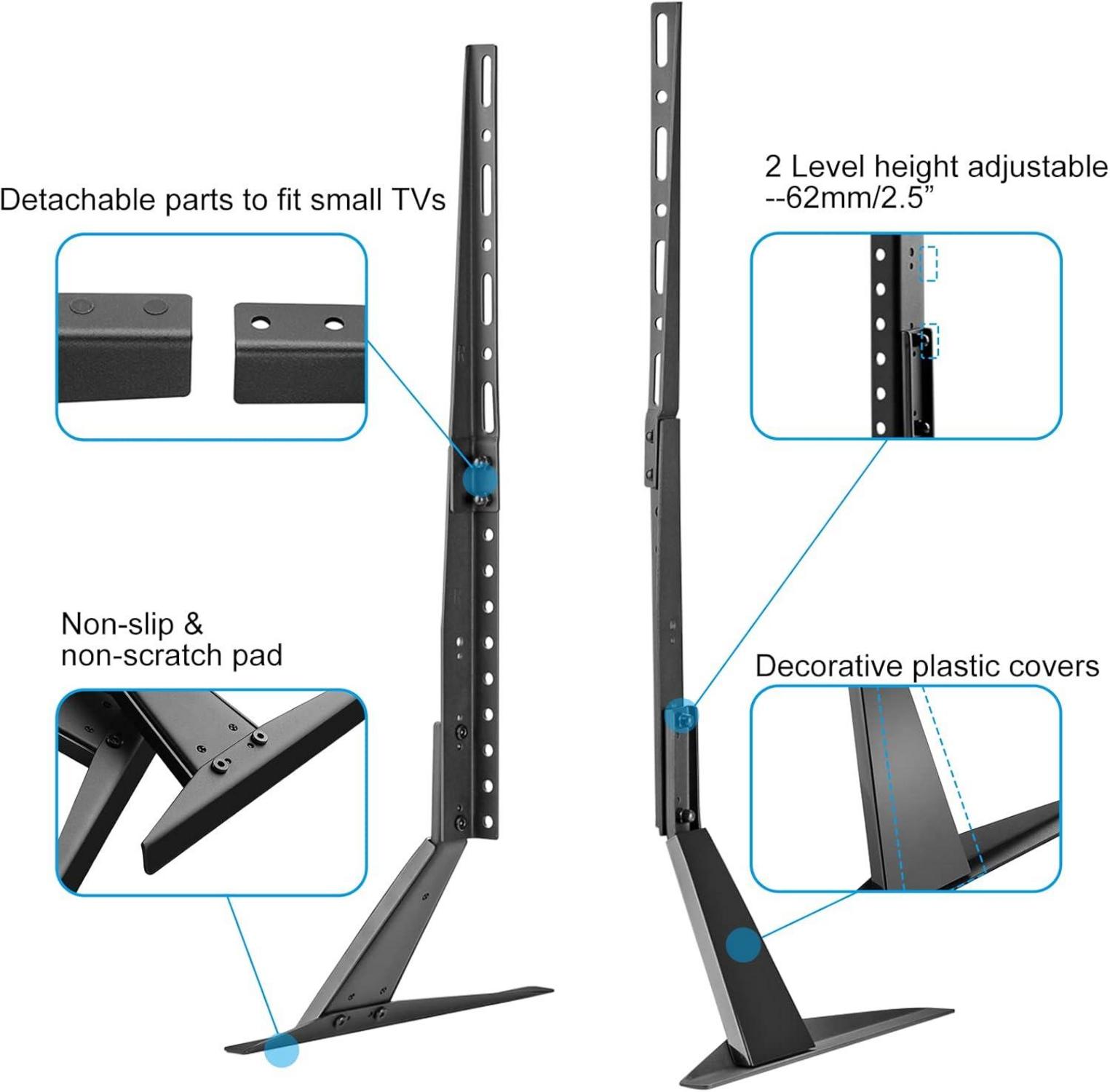 TV Ständer höhenverstellbar 22-65 Zoll bis 50KG VESA 800x400mm