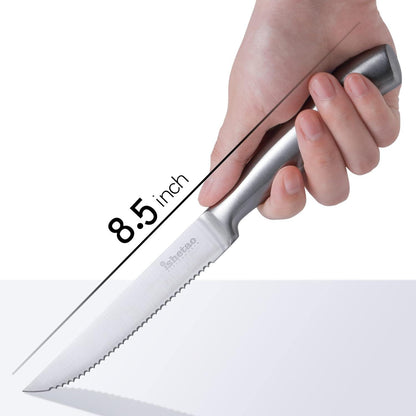 6tlg Steakmesser Set 12cm Klinge Wellenschliff spülmaschinengeeignet