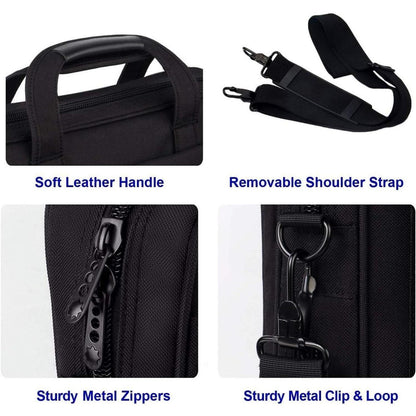 Taygeer Laptoptasche 15.6 Zoll Herren Wasserdicht Schwarz