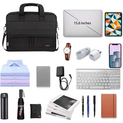 Taygeer Laptoptasche 15.6 Zoll Herren Wasserdicht Schwarz