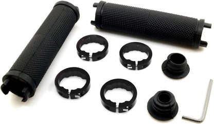 LYCAON Bike Lenker Griffe Gummi rutschfest Aluminium Lock Fahrrad Griff