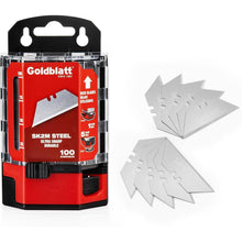 Goldblatt G08283 SK2M-Stahl Allzweckklingen 100 Stück mit