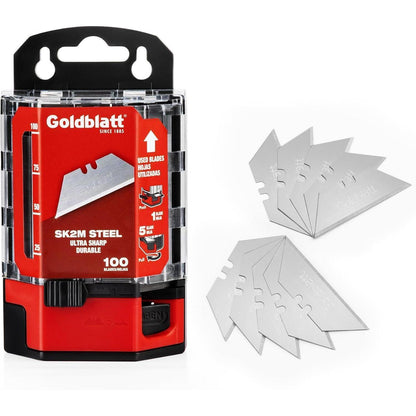 Goldblatt G08283 SK2M-Stahl Allzweckklingen 100 Stück mit