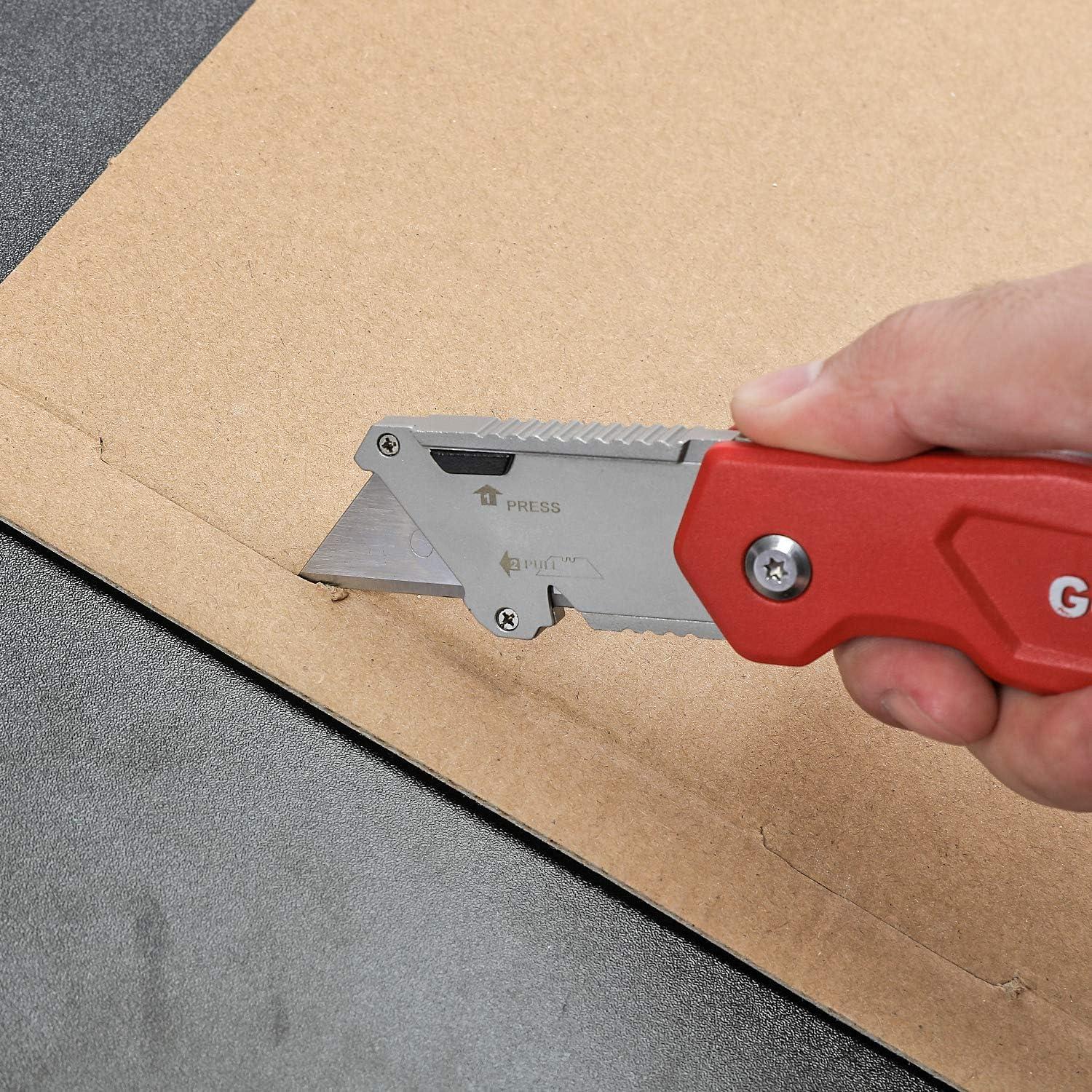 Allzweckklingen aus SK2M-Stahl, 100 Stück, mit Spender