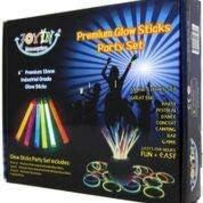 JOYIN Premium Glowsticks Pack: 28 Medizinische Qualität 15cm + 24 Armbänder