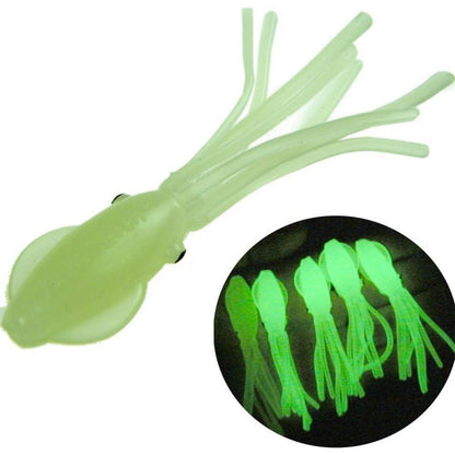 Gummifisch Köder Set Octopus Tintenfisch 7,5cm 15 Stück