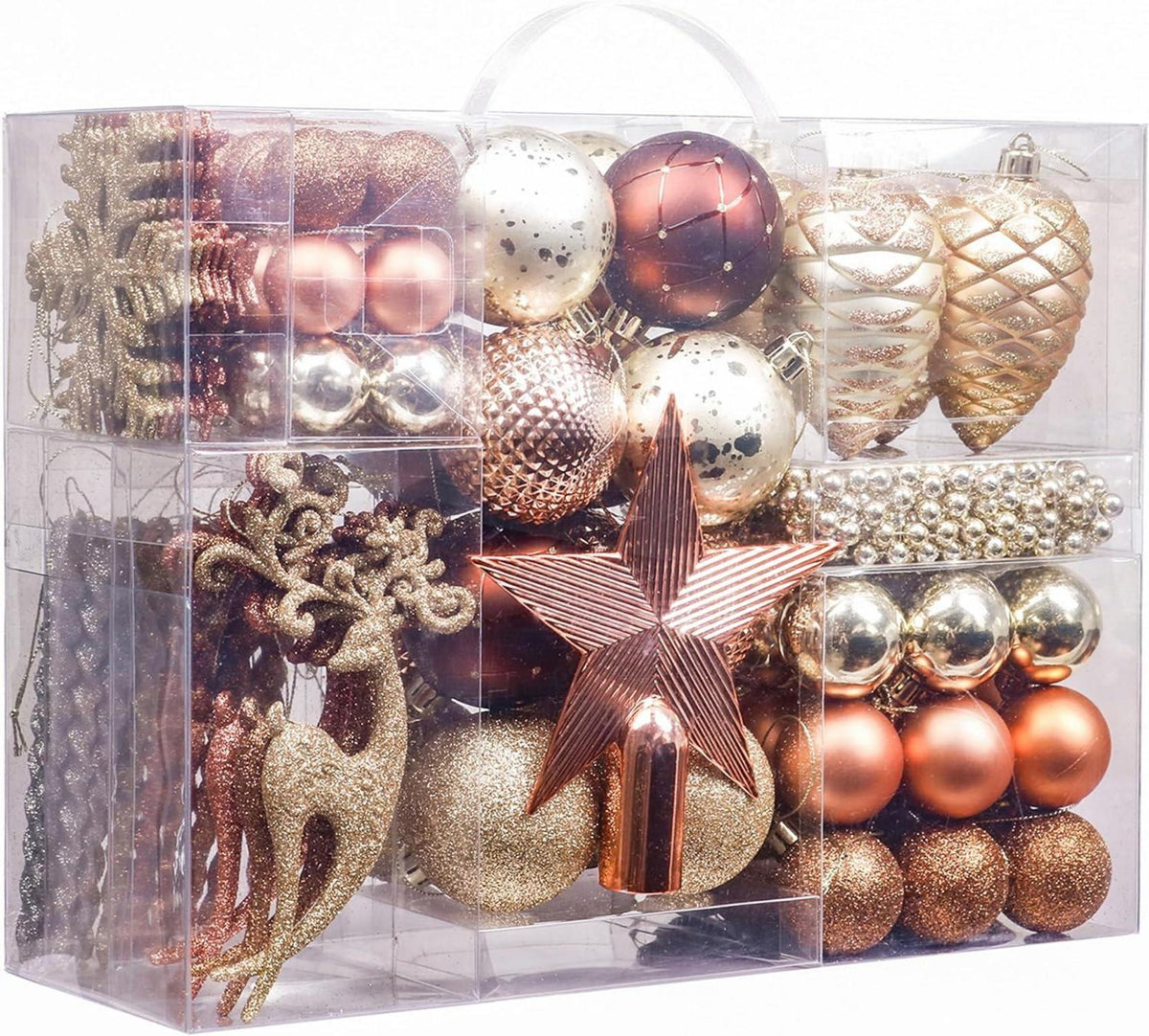 Weihnachtskugeln Kunststoff Christbaumkugeln Wald