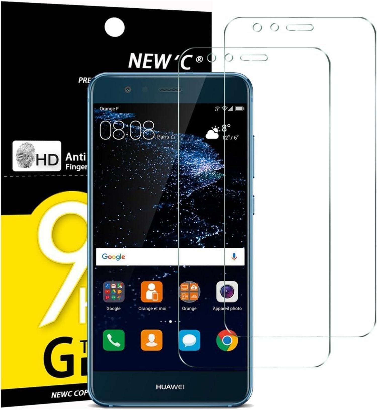 Panzer Schutz Glas Huawei P10 Lite 2er Pack 9H Härte Ultra-klar