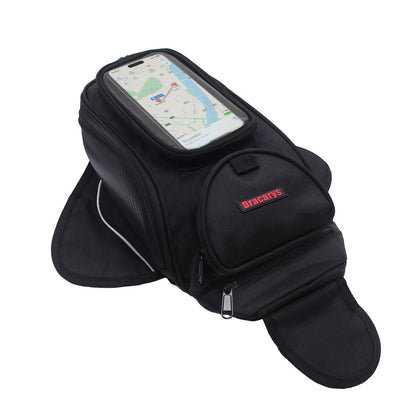 Motorrad Tankrucksack Oxford Schwarz 4 Liter mit Handyfach