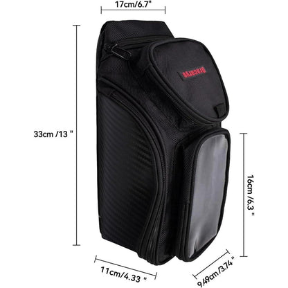 Motorrad Tankrucksack Oxford Schwarz 4 Liter mit Handyfach