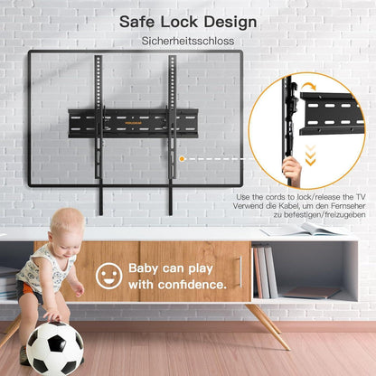 TV Wandhalterung 26-60 Zoll Neigbar VESA 400x400mm 52kg