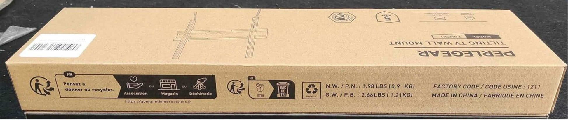 TV Wandhalterung Neigbare 26-60 Zoll bis 52kg VESA 400x400mm