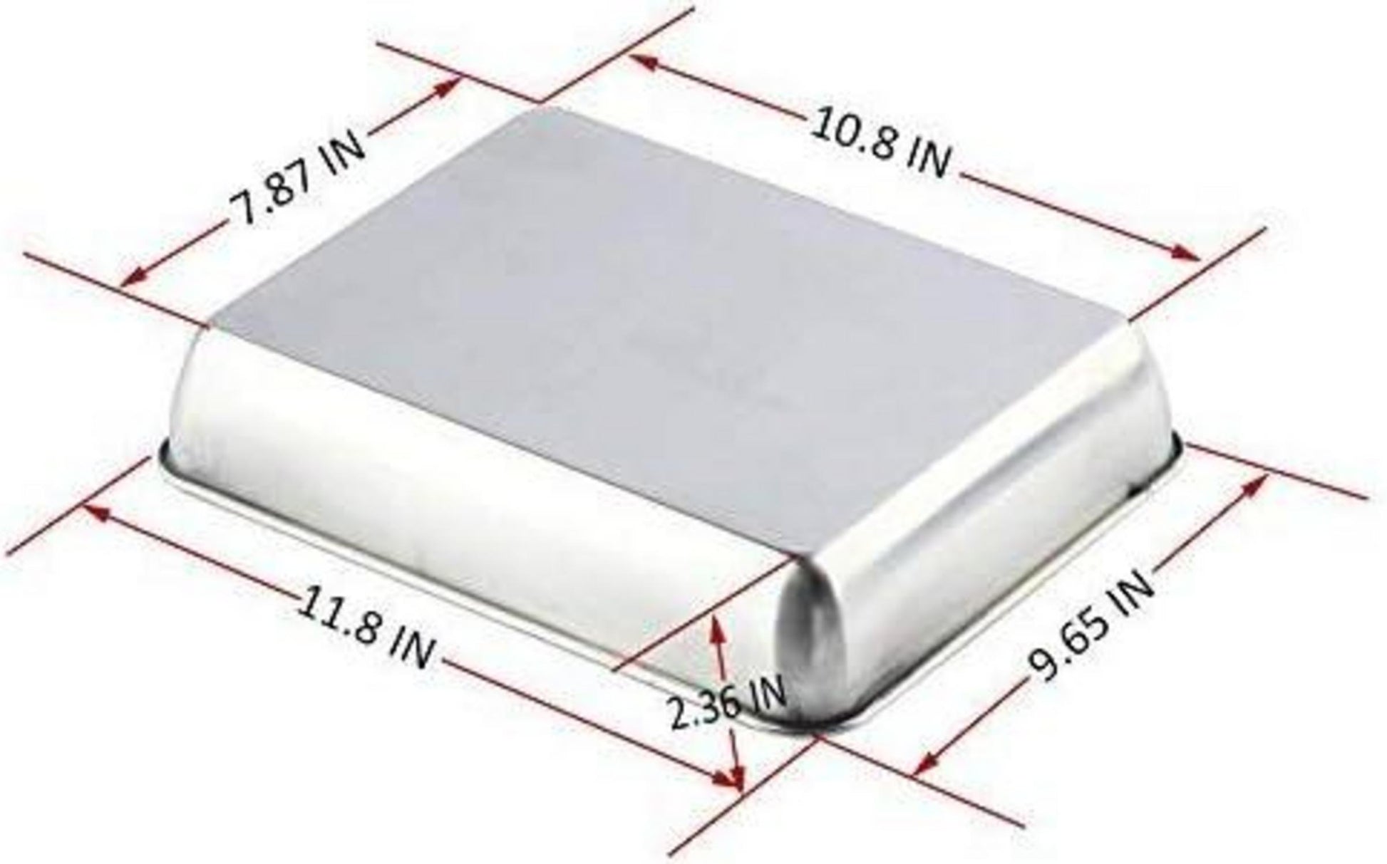Edelstahl Backblech 2 Größe Bakeware Cookie Pfanne