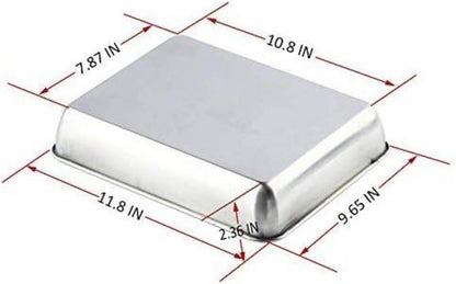 Edelstahl Backblech 2 Größe Bakeware Cookie Pfanne
