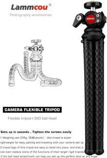 Lammcou Wildkamera Stativ Mini Stative Flexibel Reisestativ