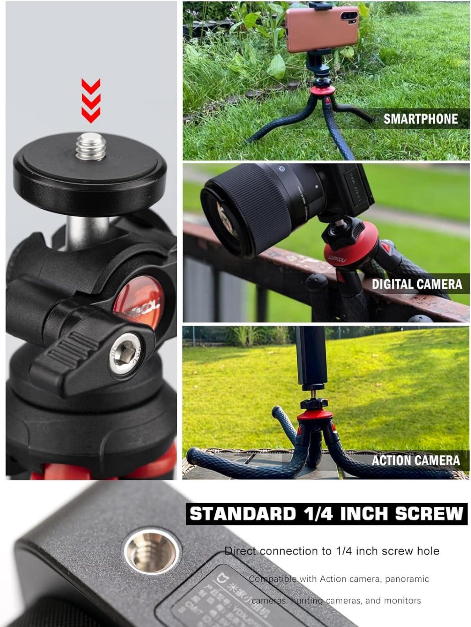 Wildkamera Mini Stativ Flexibel 360 Kugelkopf für Kamera Camcorder