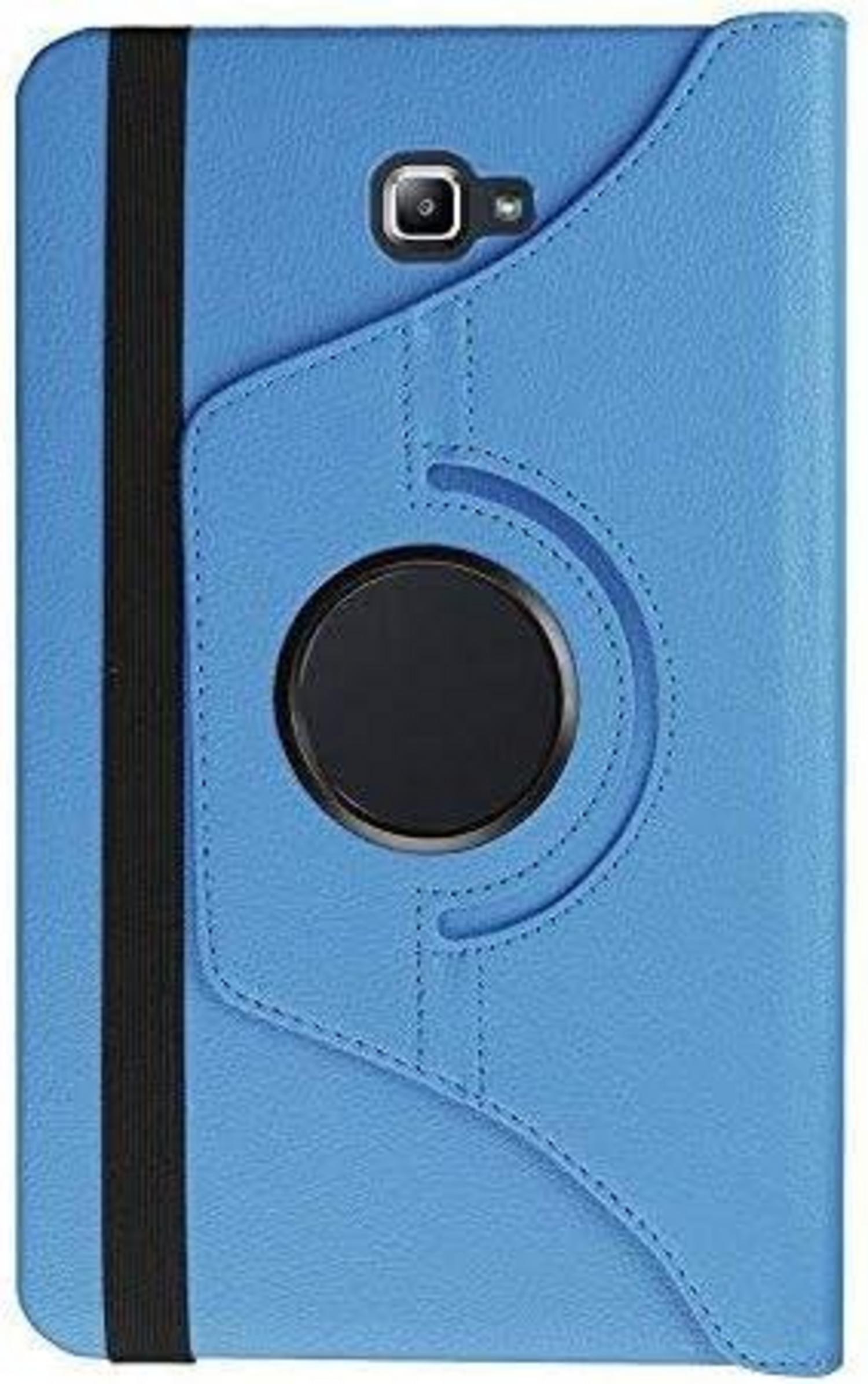 Schutzhülle Tab A6 10.1 360°Drehung Standfunktion PU Leder Himmelblau
