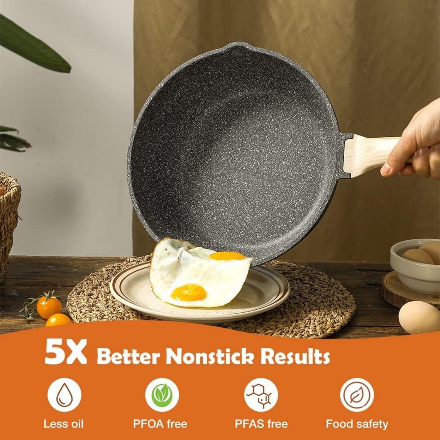 Antihaft Bratpfanne mit Deckel 28cm für alle Herdarten
