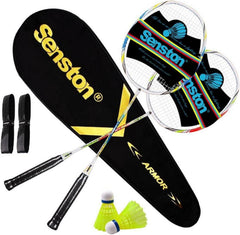 Badminton Set Graphit Profi Federballschläger