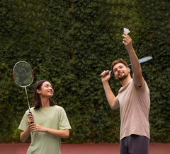 Badminton Set Graphit Profi Federballschläger