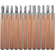 Schnitzwerkzeug 12er Set Holz Schnitzmesser Schnitzmesser