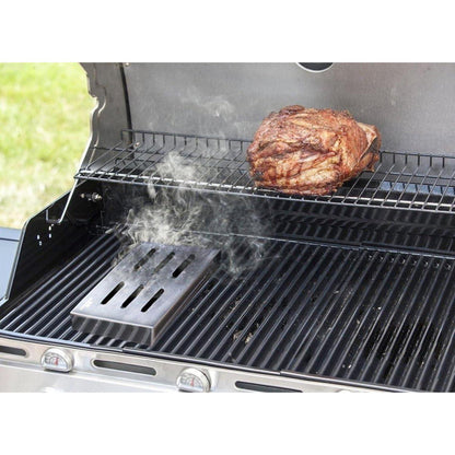 Tisch Räucherofen Räucherbox für Gasgrill Edelstahl Smoker