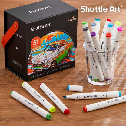 Shuttle Art Alkohol Marker Set 50 Stifte, Nr.0