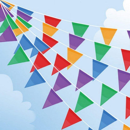 Wimpelkette Nylon Flaggen Banner 100m 200 Stück für Party Dekoration
